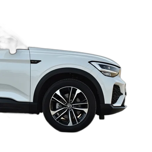 car, 3d render, photorealistic, fog, white, suv, parked, concrete transparent PNG cut-out