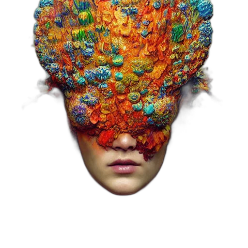 mask, hat, face, hair transparent PNG cut-out