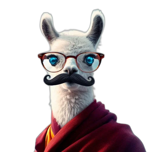 animal, staff, mask, face, fantasy art, concept art, cartoon, 3d render transparent PNG cut-out