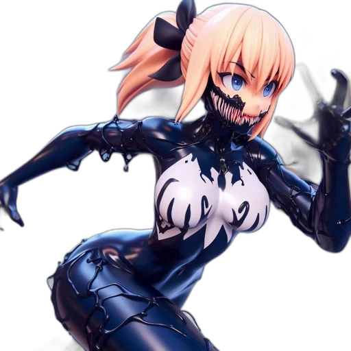 robot, mask, weapon, creature, concept art, anime, fantasy art, pixel art transparent PNG cut-out