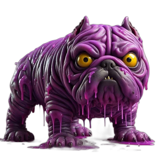 creature, animal, concept art, 3d render, photorealistic, fantasy art, unusual, purplish transparent PNG cut-out