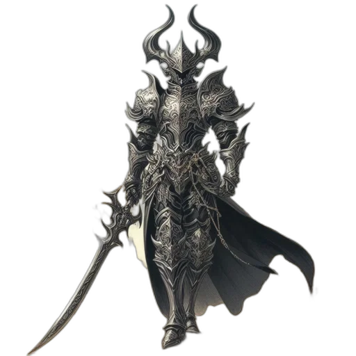 sword, weapon, staff, dragon, concept art, fantasy art, 3d render, pixel art transparent PNG cut-out