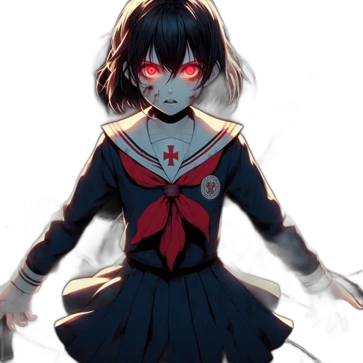 dress, mask, creature, face, anime, concept art, comic book art, pixel art transparent PNG cut-out