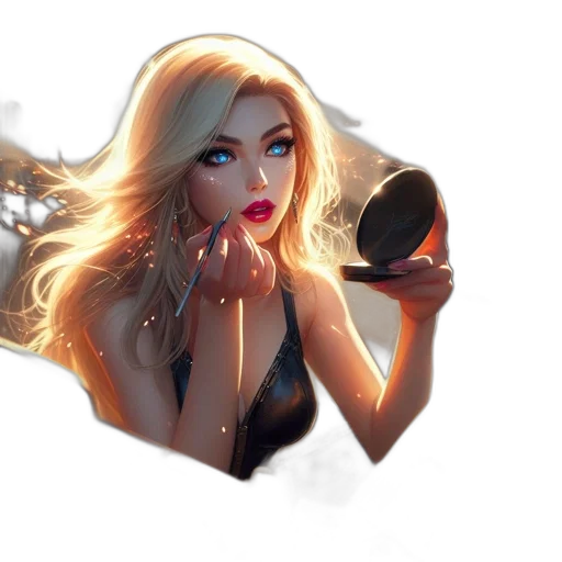 jewelry, fantasy art, concept art, photorealistic, cartoon, fire, neon lights, dark transparent PNG cut-out
