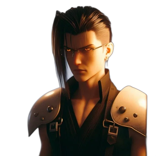 staff, face, hair, concept art, 3d render, photorealistic, cyberpunk, intensely transparent PNG cut-out