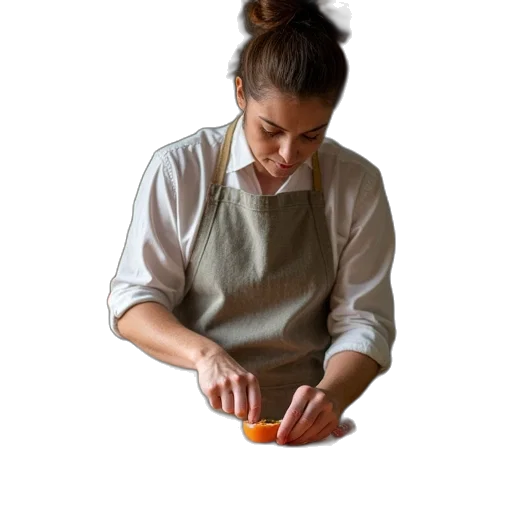 staff, food, jacket, kitchen transparent PNG cut-out