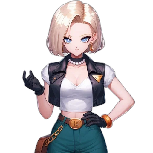 staff, jacket, weapon, hair, concept art, pixel art, cartoon, anime transparent PNG cut-out