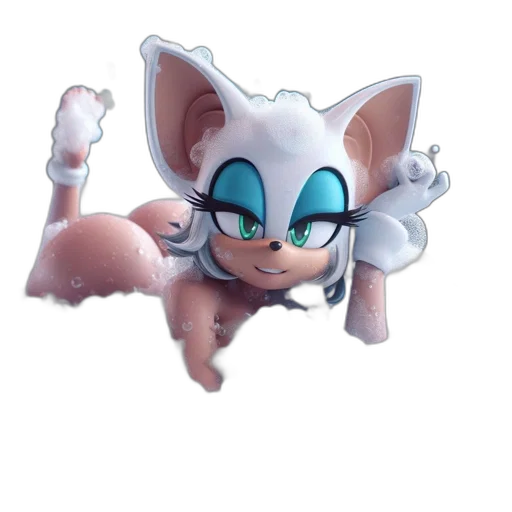 creature, animal, staff, weapon, 3d render, concept art, fantasy art, watercolor transparent PNG cut-out