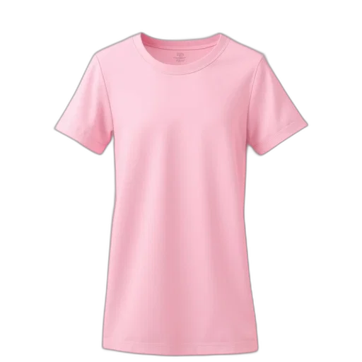 dress, 3d render, pastel, monochrome, plain, pink, t-shirt, smooth transparent PNG cut-out
