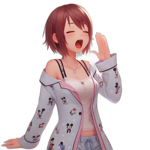 jacket, dress, robot, creature, 3d render, pixel art, anime, concept art transparent PNG cut-out