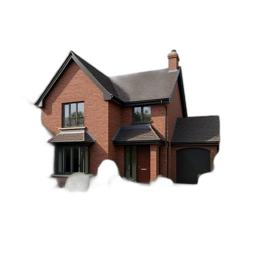 building, 3d render, photorealistic, bedrooms, detached, house, sale, hillcrest transparent PNG cut-out
