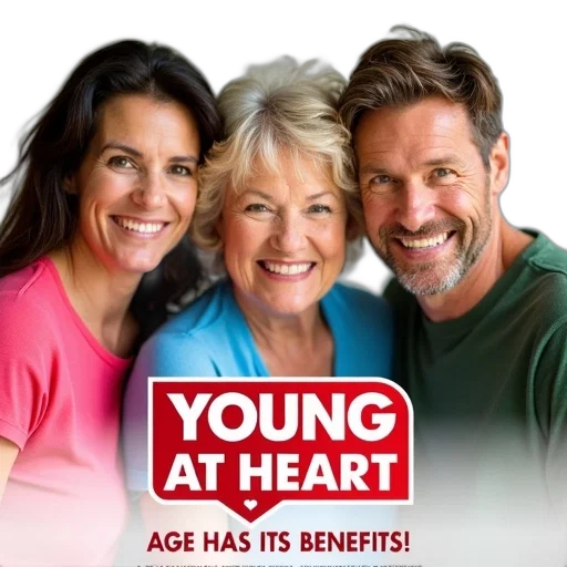 second, image, promotional, poster, young, heart, program, features transparent PNG cut-out