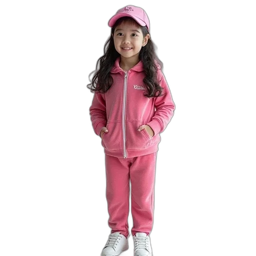 3d render, photorealistic, pastel, girl, sets, fashion, winter, clothes transparent PNG cut-out