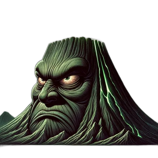 face, mask, hair, creature, concept art, fantasy art, comic book art, pixel art transparent PNG cut-out