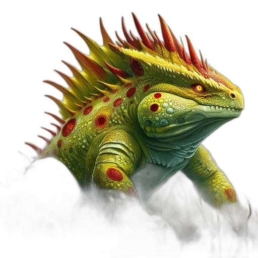 dragon, creature, animal, staff, concept art, fantasy art, photorealistic, 3d render transparent PNG cut-out