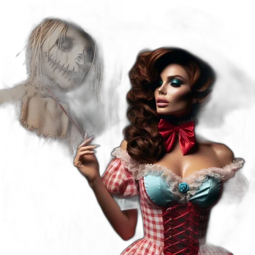 dress, creature, mask, concept art, fantasy art, photorealistic, comic book art, underwater transparent PNG cut-out