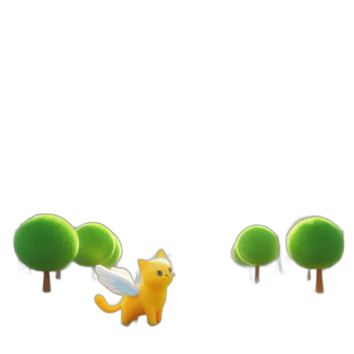 tree, animal, creature, furniture, 3d render, concept art, pixel art, fantasy art transparent PNG cut-out