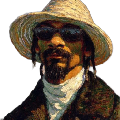 hat, face, jacket, oil painting, photorealistic, fantasy art, pixel art, impressionistic transparent PNG cut-out