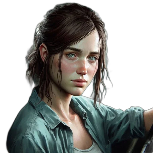 jacket, face, weapon, concept art, photorealistic, fantasy art, comic book art, blue transparent PNG cut-out