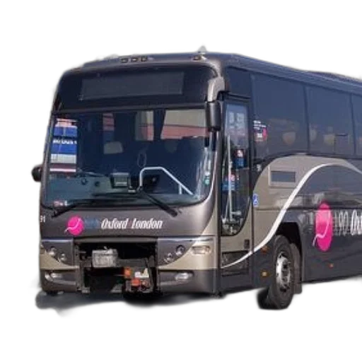staff, 3d render, concept art, bus, words, oxford, london, parked transparent PNG cut-out