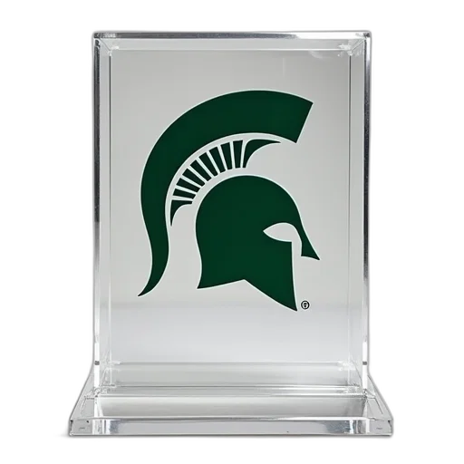 jewelry, green, clear, plastic, display, case, white, michigan transparent PNG cut-out