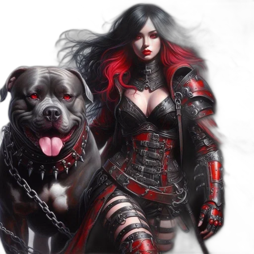 fantasy art, concept art, comic book art, cyberpunk transparent PNG cut-out