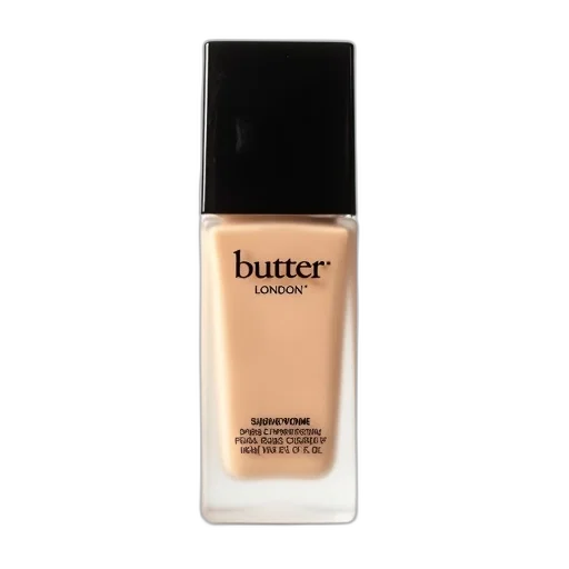 bottle, golden, butter, london, foundation, black, cap, clear transparent PNG cut-out