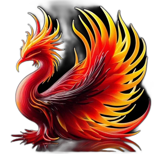 dragon, animal, fantasy art, photorealistic, 3d render, pixel art, fire, intense transparent PNG cut-out