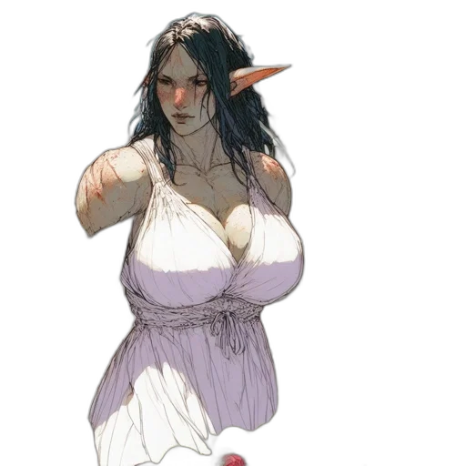 dress, staff, dragon, creature, concept art, fantasy art, watercolor, pixel art transparent PNG cut-out