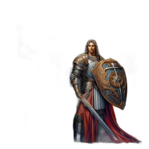sword, weapon, staff, fantasy art, concept art, pixel art, 3d render, blue transparent PNG cut-out