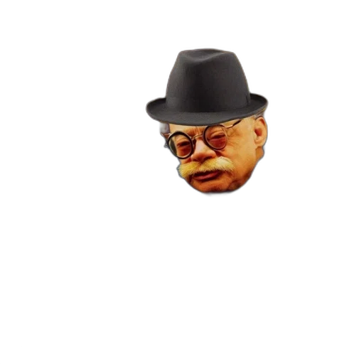 hat, face, staff, mask, pixel art, concept art, photorealistic, image transparent PNG cut-out