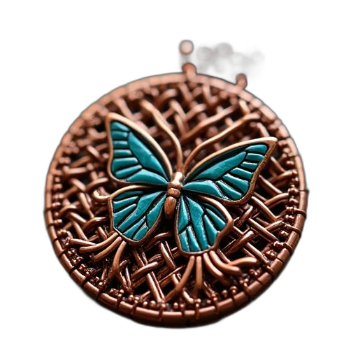 jewelry, copper, enamel, wire transparent PNG cut-out