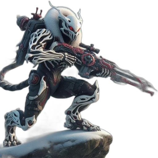robot, creature, weapon, dragon, concept art, fantasy art, 3d render, comic book art transparent PNG cut-out