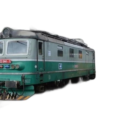 weapon, photorealistic, 3d render, green, train, number, 044-1, parked transparent PNG cut-out