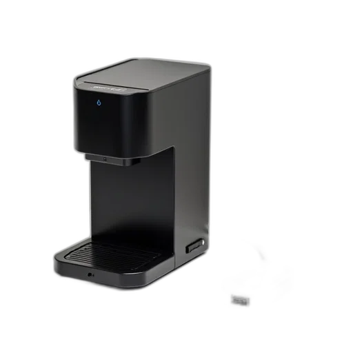 robot, furniture, jewelry, 3d render, sleek, modern, black, coffee transparent PNG cut-out