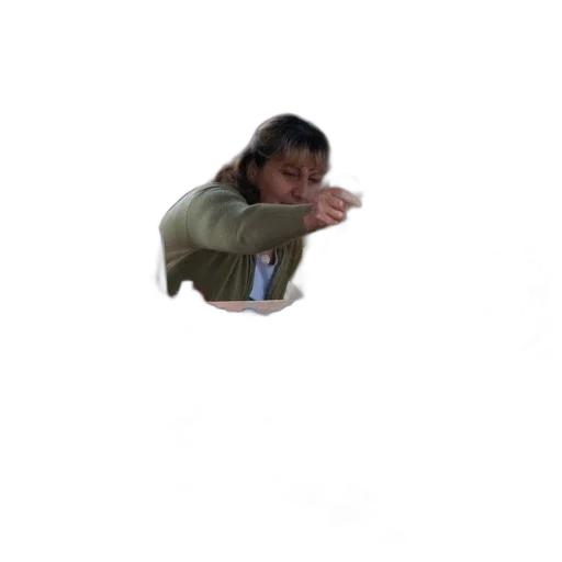 jacket, staff, weapon, face, 3d render, photorealistic, pixel art, outer space transparent PNG cut-out