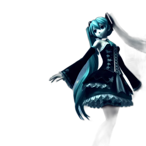 dress, weapon, robot, concept art, 3d render, fantasy art, anime, monochrome transparent PNG cut-out