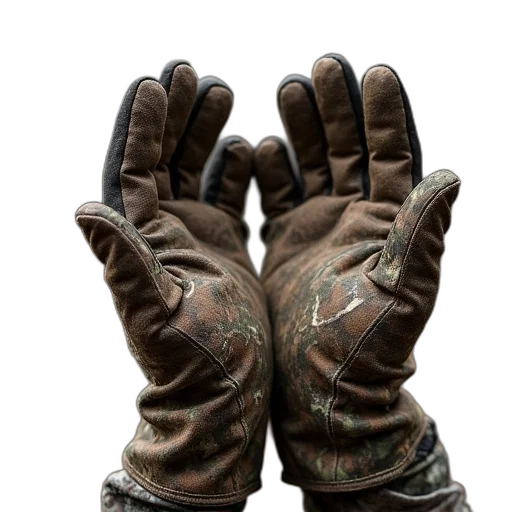jacket, weapon, mask, staff, earth tones, thermad, touch, gloves transparent PNG cut-out