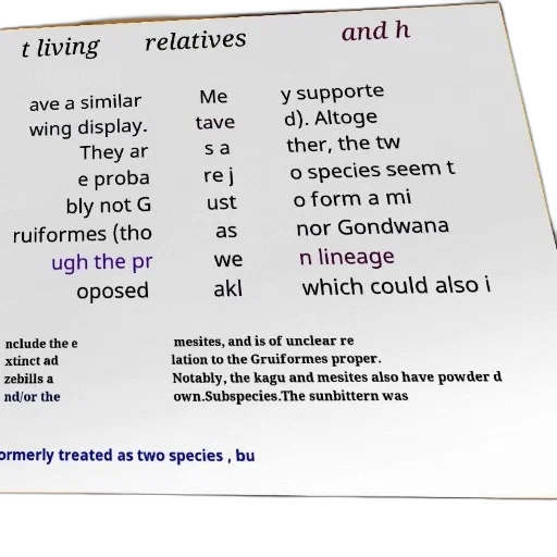 text-based, image, discussing, living, relatives, gruiformes, mentioning, tave transparent PNG cut-out