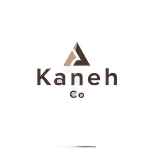 stylized, logo, featuring, word, kaneh, sans-serif, font, letter transparent PNG cut-out