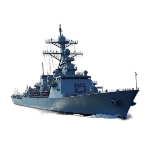 weapon, 3d render, concept art, pixel art, photorealistic, modern, grey, warship transparent PNG cut-out
