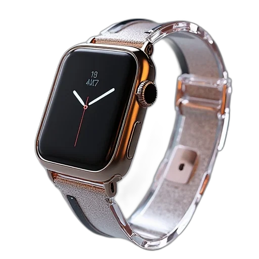 jewelry, apple, watch, crystal transparent PNG cut-out