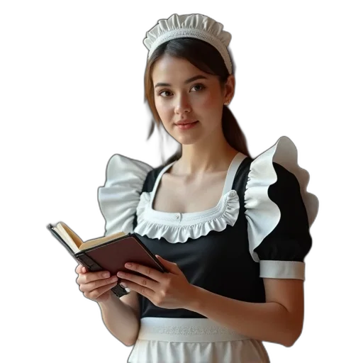 dress, staff, hat, face transparent PNG cut-out