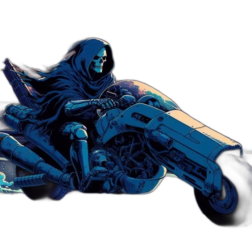 weapon, car, robot, sword, concept art, fantasy art, cyberpunk, pixel art transparent PNG cut-out