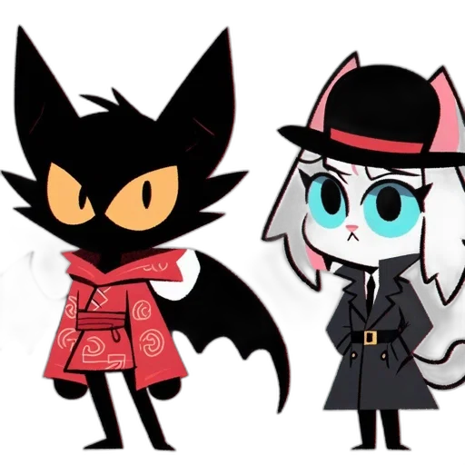 hat, concept art, cartoon, anime, pixel art, red, dark, monochrome transparent PNG cut-out