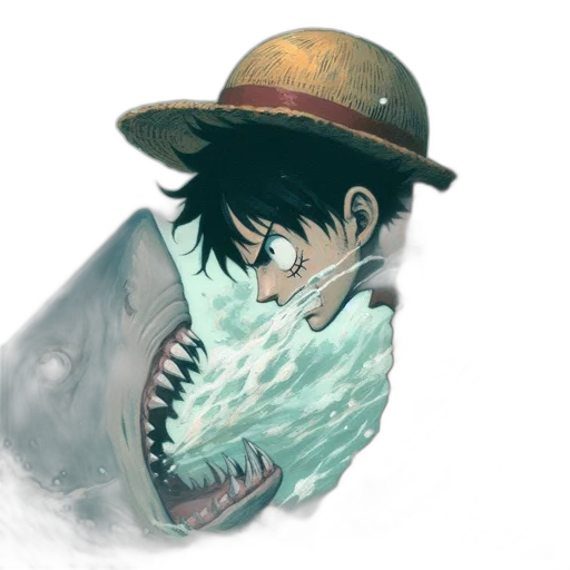 hat, creature, mask, weapon, concept art, watercolor, comic book art, fantasy art transparent PNG cut-out