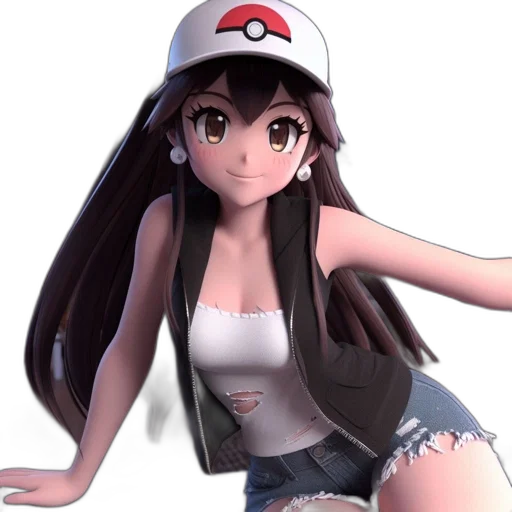 hat, dress, staff, 3d render, anime, concept art, photorealistic, animated transparent PNG cut-out