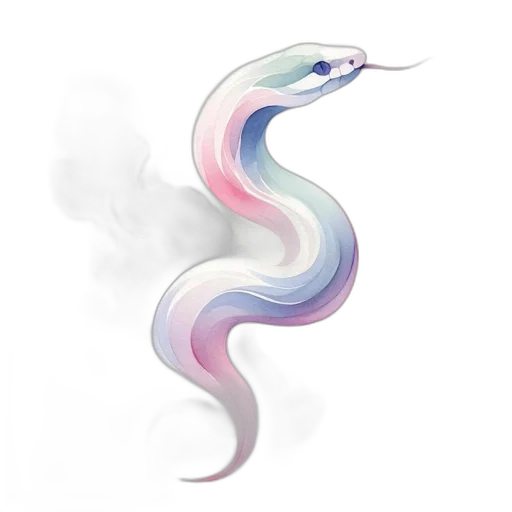 dragon, staff, creature, animal, fantasy art, vaporwave, concept art, watercolor transparent PNG cut-out