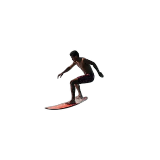 hair, creature, 3d render, concept art, pixel art, photorealistic, surfboarder, riding transparent PNG cut-out