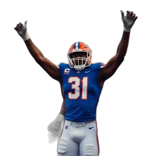 florida, football, players, celebrating transparent PNG cut-out